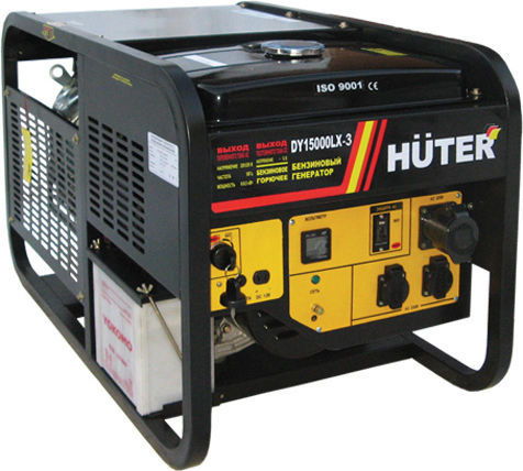 Портативный бензогенератор Huter DY15000LX-3