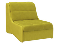 Кресло-кровать Токио Желтый, велюр, Независимый пружинный блок, 86x200 мм