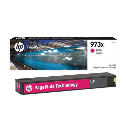 Картридж струйный HP F6T82AE PW Pro 477dw/452dw №973X пурпурный увеличенный ресурс 7000 страниц оригинальный