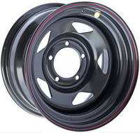 Диск колесный стальной OFF-ROAD Wheels 1680-53910 BL -25 А15 (черный)