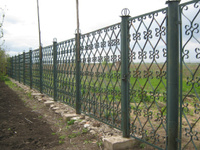 Забор решётчатый