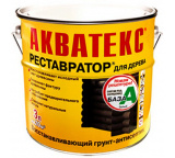 Акватекс - Реставратор восстан-щий цвет грунт-антисептик база А Бел.0,8 л