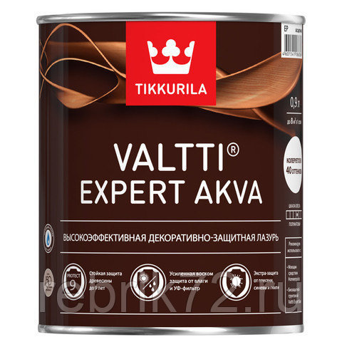 Антисептик Tikkurila Euro ValtiI Expert Akva EP 0,9л x 6/462