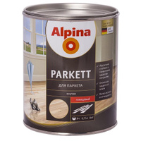 Паркетный лак Alpina Parkett глянцевый (0,75 л; 2,2 л)