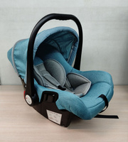 Автолюлька 0-13 кг Baby Carrier Car Seat Лён цвет бирюзовый