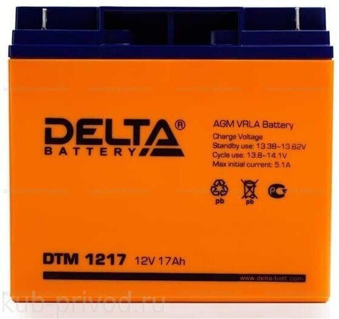 Аккумуляторная батарея Delta DTM 1217 (12V / 17Ah)