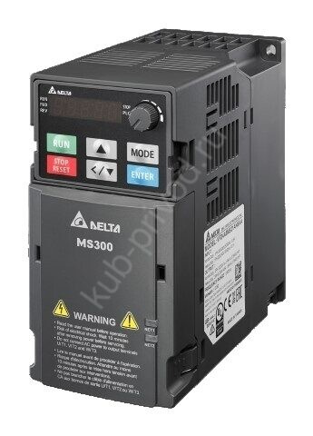 Преобразователь частоты VFD1A6MS21AFSAA, 1x230В, 0.18/0.25 кВт, 1.6/1.8А, Э