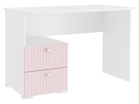 Детский письменный стол Алиса с ящ Розовый / Белый