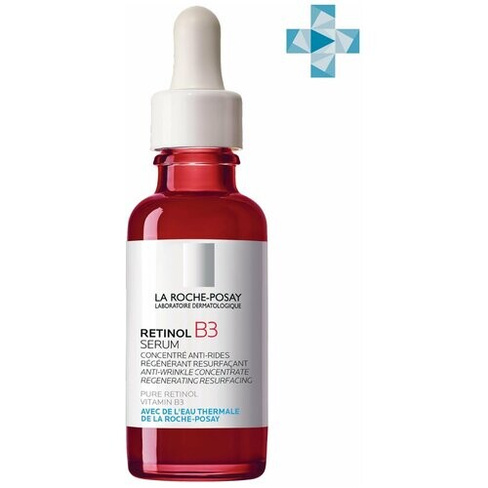 La Roche-Posay Сыворотка интенсивная Retinol B3 против глубоких морщин, для выравнивания цвета лица и текстуры кожи, 30