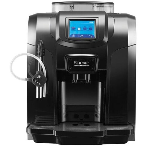 Кофемашина Pioneer CMA016 со встроенной кофемолкой, профессиональной системой двойного бойлера, 5 уровней крепости кофе,