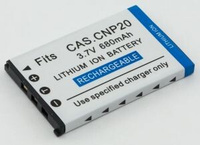 Аккумуляторная батарея NP-20 для фотоаппарата Casio Exilim Card M1, M2, M20, M20U, S1, S1PM, S2, S3, S20, S20U, S100, S1