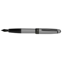 Перьевая ручка Cross Bailey Matte Grey Lacquer, перо F. Цвет - серый. CROSS