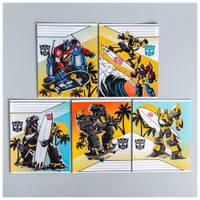 Тетрадь 12 листов, клетка, "Трансформеры", 5 видов микс, Transformers Hasbro