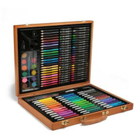 Calligrata Набор для рисования в деревянном пенале (3136127) разноцветный 150 шт.