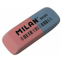 MILAN Ластик 8020 красный/синий 1