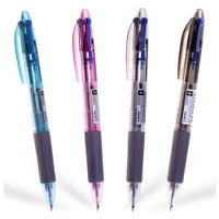 Ручка шариковая автоматическая Crown "Kinex Sl" 4 цвета, 0,7мм, грип, 12 шт CROWN