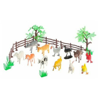 Набор животных Моя ферма , с аксессуарами, 12 фигурок Нет бренда