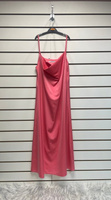 Платье-комбинация розовое размер 46