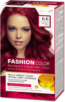 Стойкая крем-краска для волос Rubella Fashion Color 6.6 Яркий красный, 50 мл