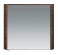 Зеркальный шкаф AM.PM Sensation M30MCR0801TF правый, 80 см, с подсветкой, табачный дуб, текстур