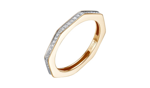 Кольцо золотое Ювелирные традиции с бриллиантами