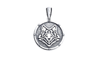 Медальон серебряный Sokolov «Амулет Волк»
