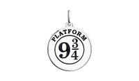 Медальон серебряный Sokolov «Платформа 9 3/4» с эмалью