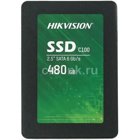 SSD накопитель Hikvision HS-SSD-C100/480G Hiksemi 480ГБ, 2.5", SATA III, SATA