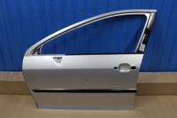Дверь левая передняя для Peugeot 407 2004-2010 Б/У