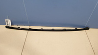Молдинг переднего бампера центральный для Volkswagen Polo Sedan 2011- Б/У
