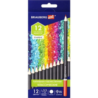 Художественные цветные карандаши BRAUBERG ART CLASSIC
