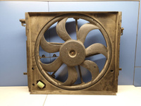 Диффузор радиатора в сборе с мотором и крыльчаткой для Nissan Qashqai J11E 2014- Б/У