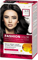 Стойкая крем-краска для волос Rubella Fashion Color 1.0 Черный, 50 мл