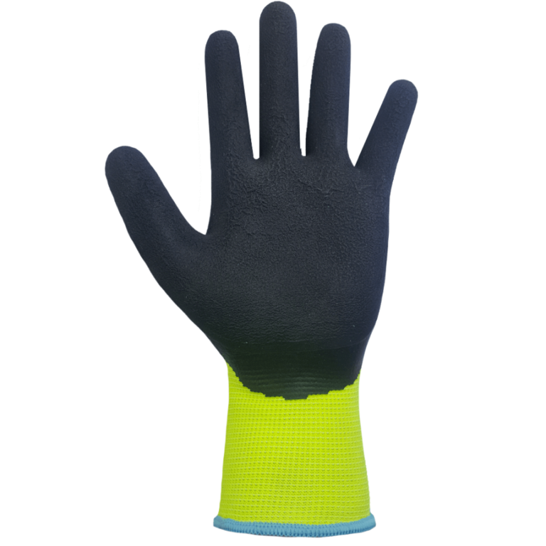 Перчатки gward Soft. Перчатки нейлоновые с нитр.покр. Gward Hi-vis (ярко-зеленые) (XL). Перчатки нейлоновые со вспененным латексом, l668.