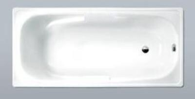 САНТЕХПРОМ Ванна стальная эмалирован. Италика L-1700мм с подлокотниками в комплекте с ножками