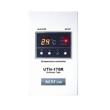 Терморегулятор UTH-170R накладной программируемый таймер с пультом дистанционного управления (4кВт)