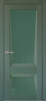 Межкомнатные двери Uberture Perfecto, ПДО 101, Barhat green