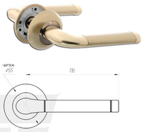 Защелка с замковым механизмом lk 6093 01